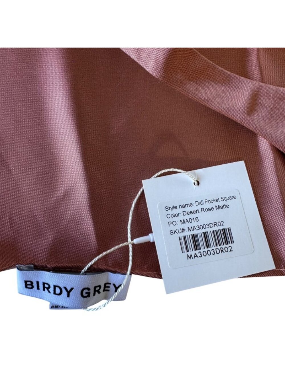 Birdy Grey Pink Bridesmaid Dress Matching Bow Tie Set Large Elegant Formal Wear - Picture 11 of 16